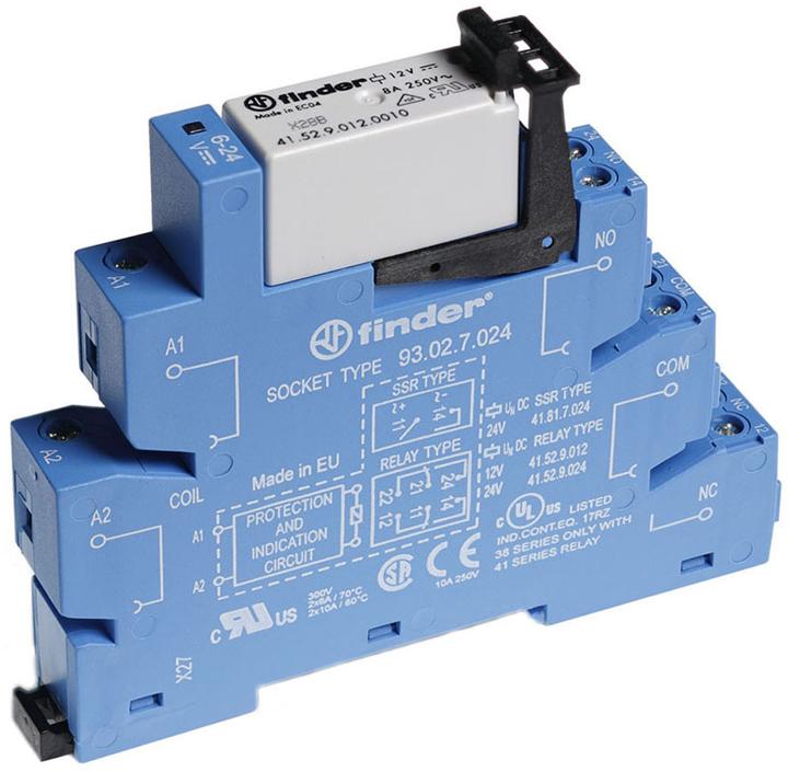 Image du produit Finder DPDT 8A interface relay, 110Vac/dc coil