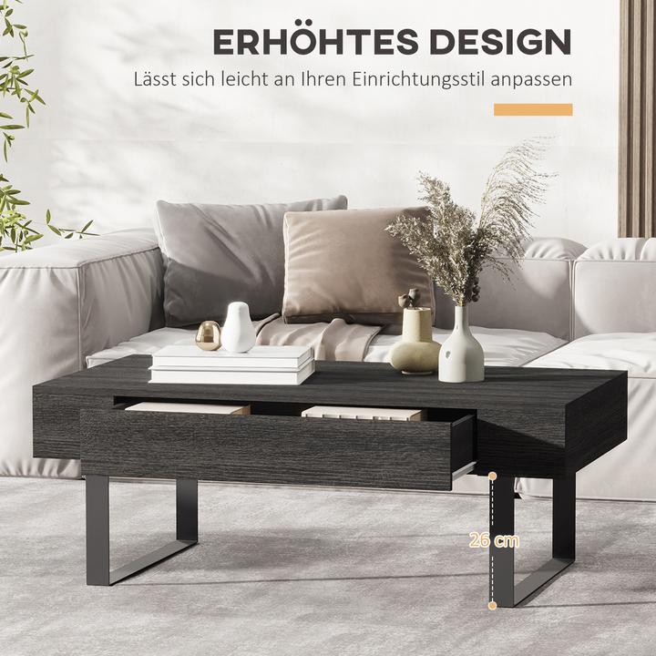 Immagine prodotto Homcom Tavolino con cassetto (110 x 60 x 40 cm)