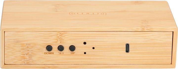 Produktbild Mikamax Bamboo Wireless Charger Clock (15 W)