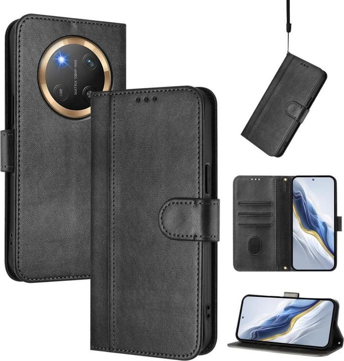Produktbild Cover-Discount HONOR Magic7 Lite – Wildleder Look Etui im Vintage Design (Honor Magic7 Lite)
