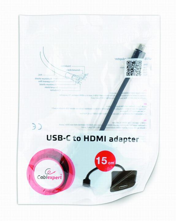 Produktbild Gembird USB-C zu HDMI-Adapter (USB Typ-C, 2.50 cm)