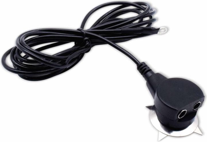Produktbild Quadrios ESD-Erdungskabel 1.80 m Klemme, Druckknopf 10 mm, Ringkabelschuhanschluss