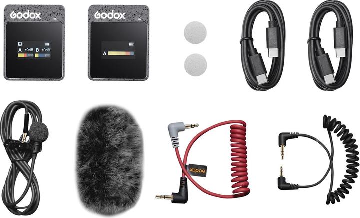 Actual product image Godox MoveLink II M1 2.4GHz Wireless Microphone System