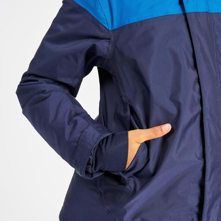 Immagine prodotto Tribord Giacca da vela per bambini calda e impermeabile 100 blu navy/blu (140)