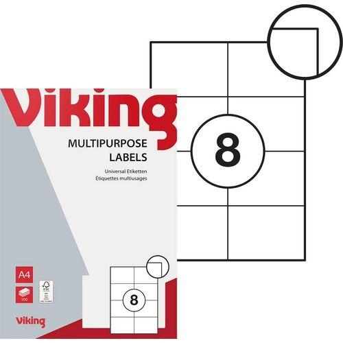 Actual product image Niceday Multifunctional labels 105x74mm