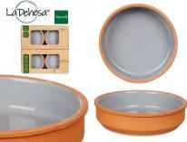 Produktbild La Dehesa Satz 4 Steingut-Töpfe 16 cm Farbe grau