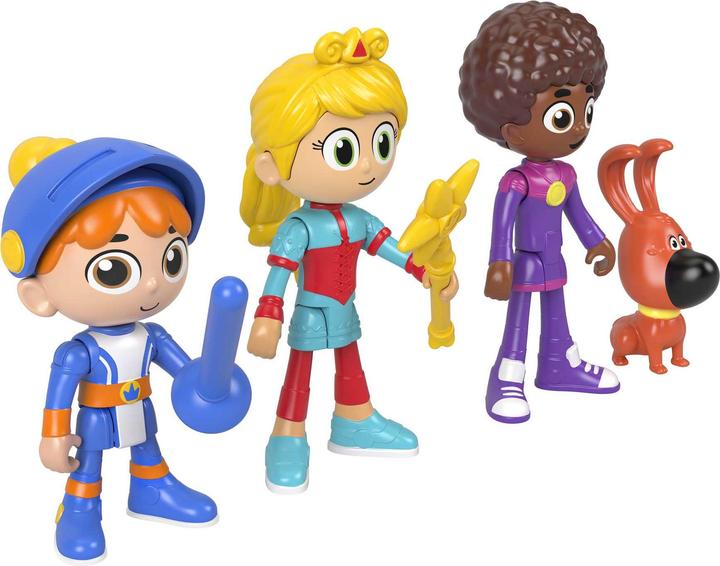 Produktbild Imaginext Gus der klitzekleine Ritter Zauberin Iris & Freunde 4er-Pack