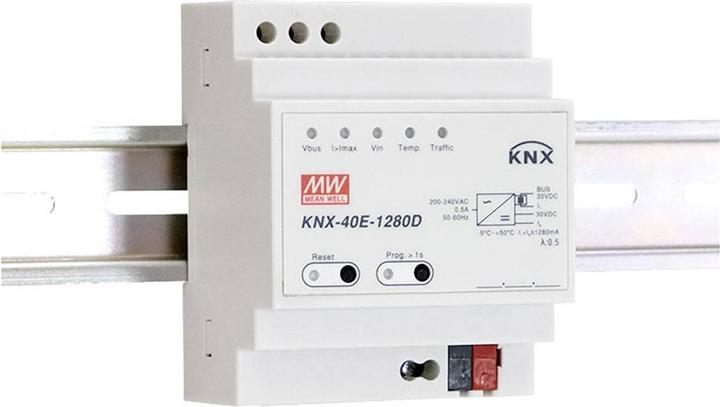 Produktbild MeanWell KNX KNX-40E-1280 Schaltnetzteil KNX-40E-1280