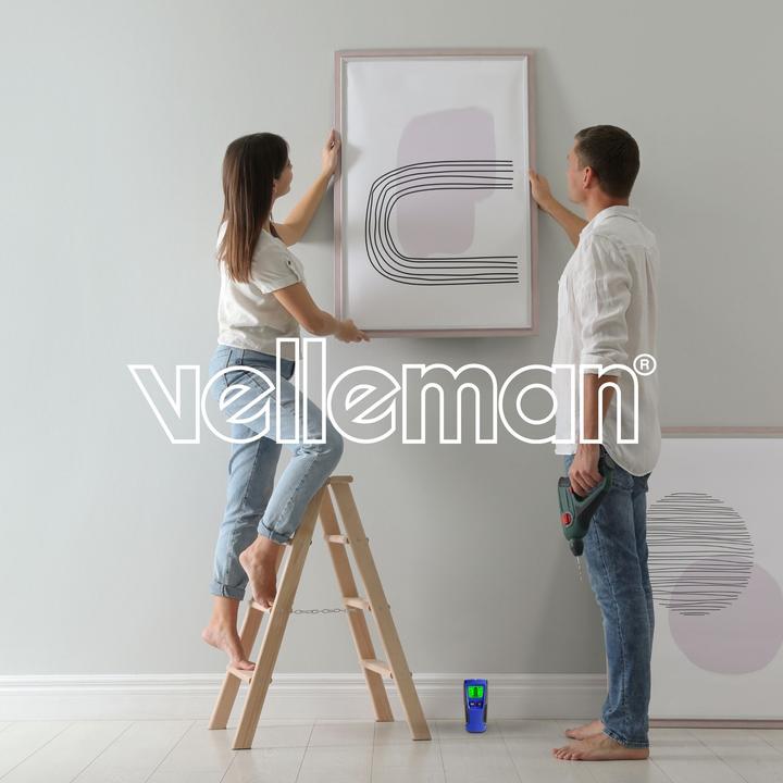 Image du produit Velleman Détecteur adapté au bois, aux m?taux ferreux et aux câbles sous tension