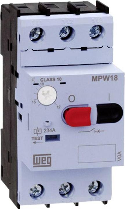 Produktbild Weg 12429313 MPW18-3-D004 Motorschutzschalter einstellbar 0.4 A 1 St.