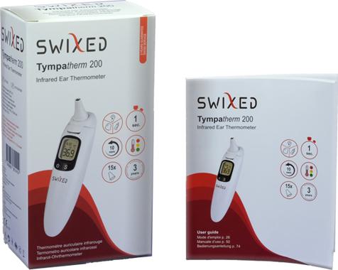 Immagine prodotto Swixed Tympatherm Thermometer 200 (Auricolare, Fronte)