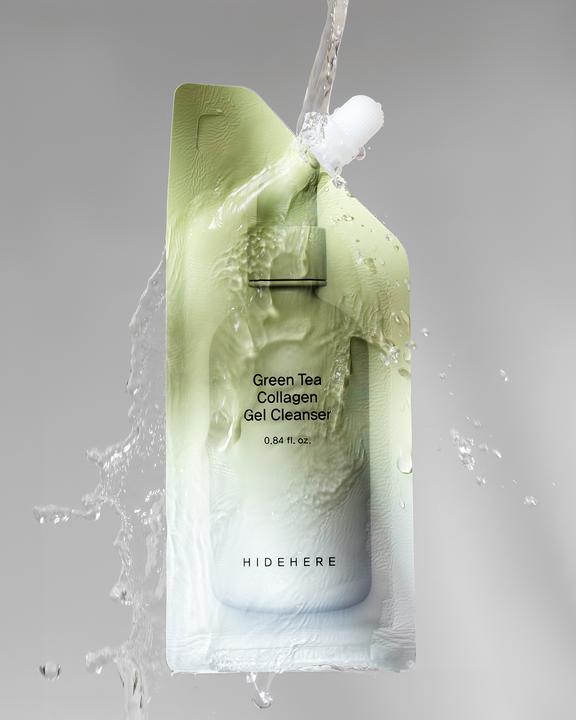 Image du produit Hidehere Gel nettoyant au collagène Green Tea 25ml (Gel, 25 ml)