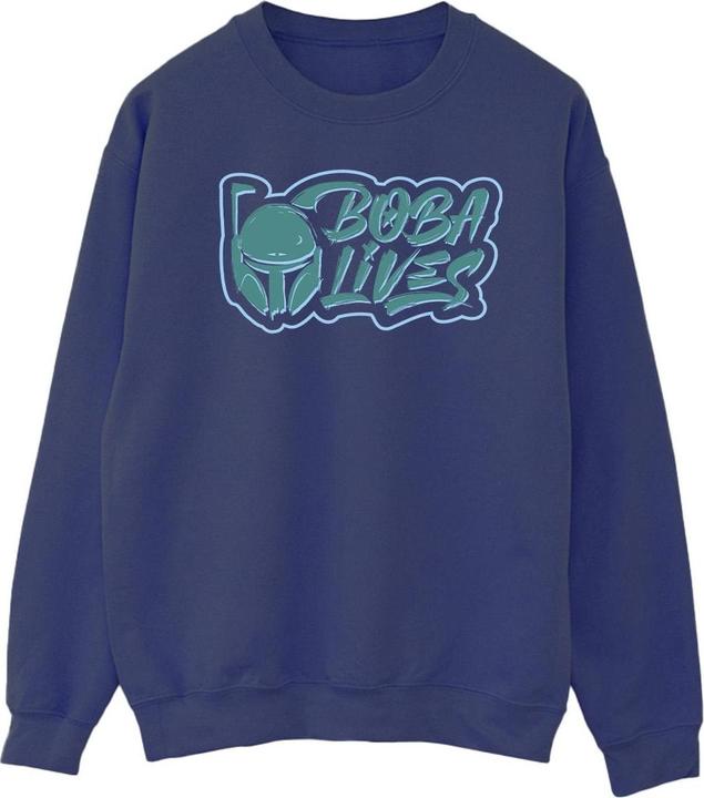 Star Wars The Book Of Boba Fett Lives Chest Sweatshirt (M)