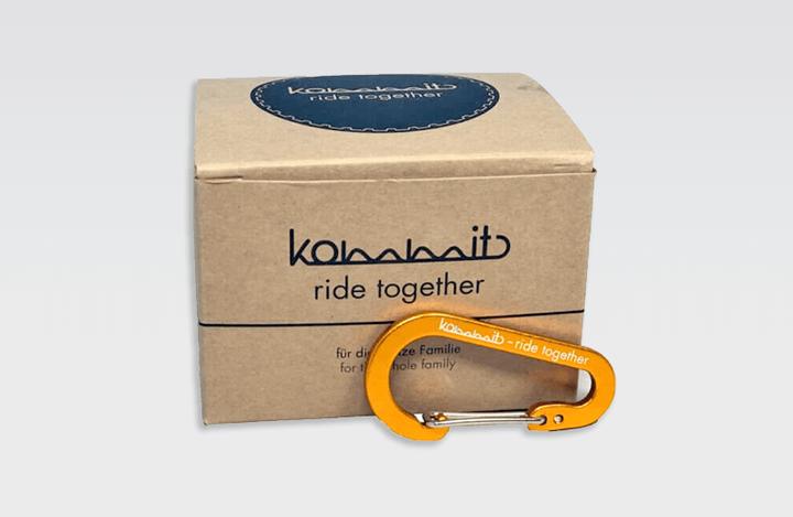 Actual product image Kommit Carabiner for bike towing system