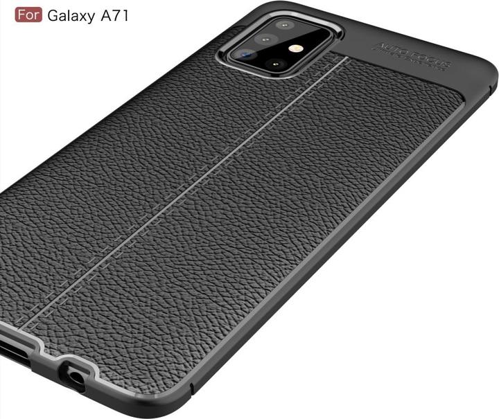 Produktbild Screenguard Samsung Galaxy A71 Hülle Leather Design TPU Cover (Samsung Galaxy A71)