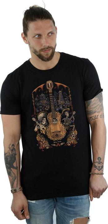 Immagine prodotto Disney Coco Guitar Poster Maglietta Uomo (M)