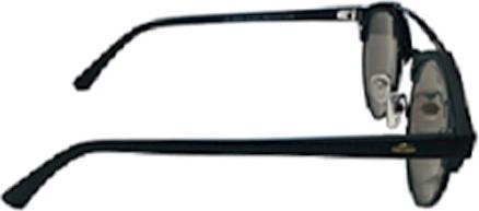 Produktbild Bekos Sonnenbrille retro rund gespiegelt schwarz / gold