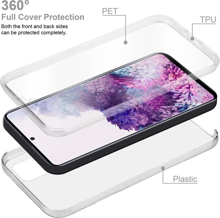 Produktbild Cadorabo TPU 360 Grad Case Cover (Samsung Galaxy A71)