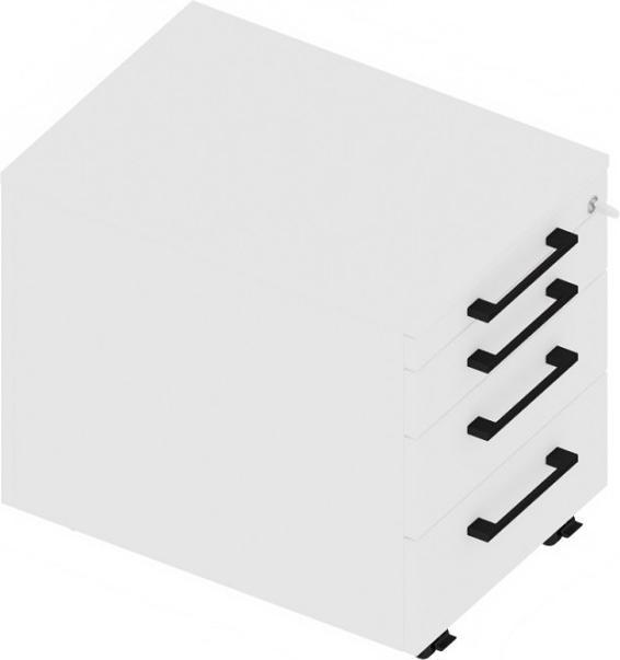 Actual product image Palmberg Roll container drawers ORGA PLUS white