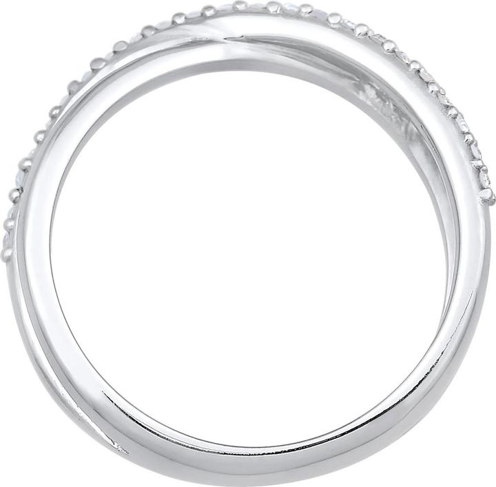 Immagine prodotto Elli Anello di cristallo, ritorto (54, 925 Argento)
