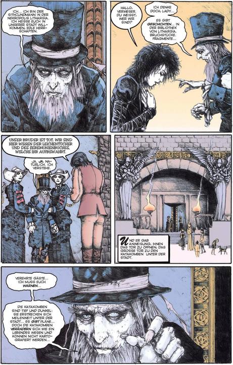 Actual product image Panini Sandman Deluxe (German, Neil Gaiman, Bill Sienkiewicz, Milo Manara, Frank Quitely, Bryan Talbot, 2019)