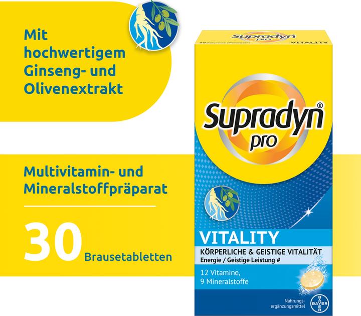 Produktbild Supradyn pro Vitality (30 Stück, Brausetablette)