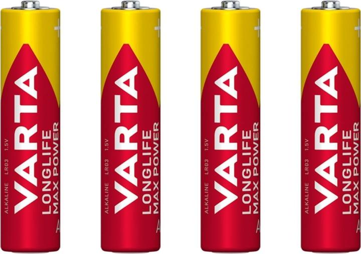 Produktbild Varta LONGLIFE Max Power (4 Stk., AAA, 1270 mAh)