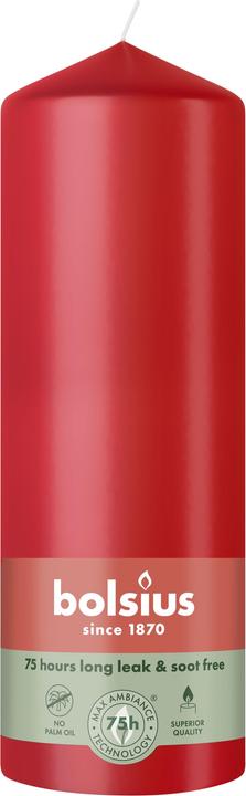 Actual product image Bolsius Stumpenkerze 200/68mm zartrot (1 pcs.)