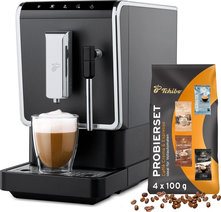 Produktbild Tchibo Kaffeevollautomat Esperto Latte, Anthrazit