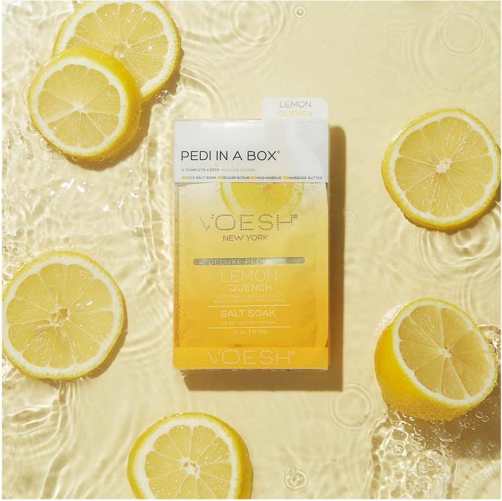 Image du produit Voesh Pedi Lemon Quench (Crème et gel pour les pieds, Masque de pied, Bain de pieds)