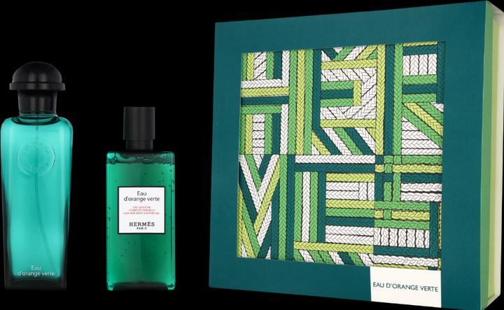 Actual product image Hermès Hermes Paris Eau D'orange Verte EdC 100ml Spray Gel De Baño 80ml (Fragrance set)
