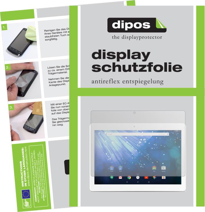 Produktbild Dipos Displayschutzfolie Antireflex (2 Stück, Surftab Breeze 10.1 quad)