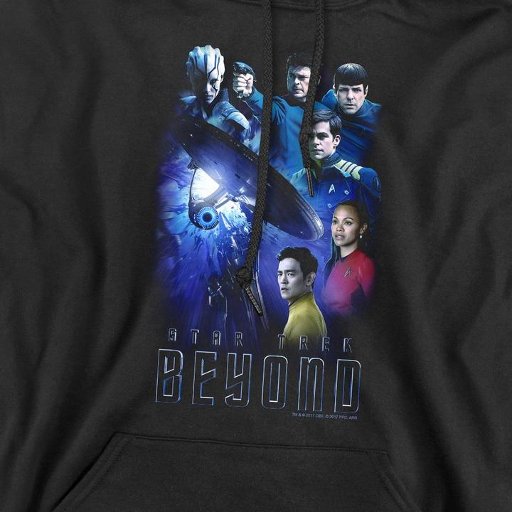 Immagine prodotto Star Trek Beyond Felpa con Cappuccio Cast Uomo (S)