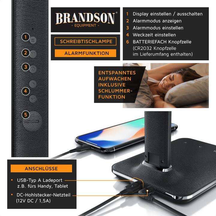 Image du produit Brandson Lampe de bureau (300 lm)