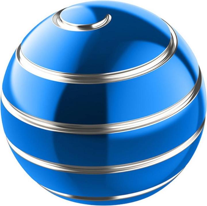 Image du produit Ueli Express 55mm Gyroscope à billes Gyro jouet en métal bleu