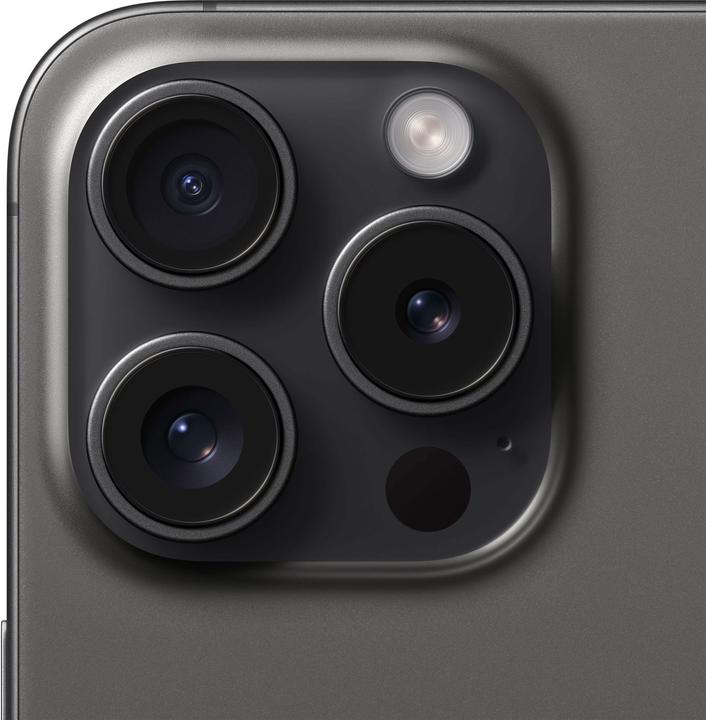 Productafbeelding Apple iPhone 15 Pro (256 GB, Zwart titanium, 6.10", SIM + eSIM, 48 Mpx, 5G)