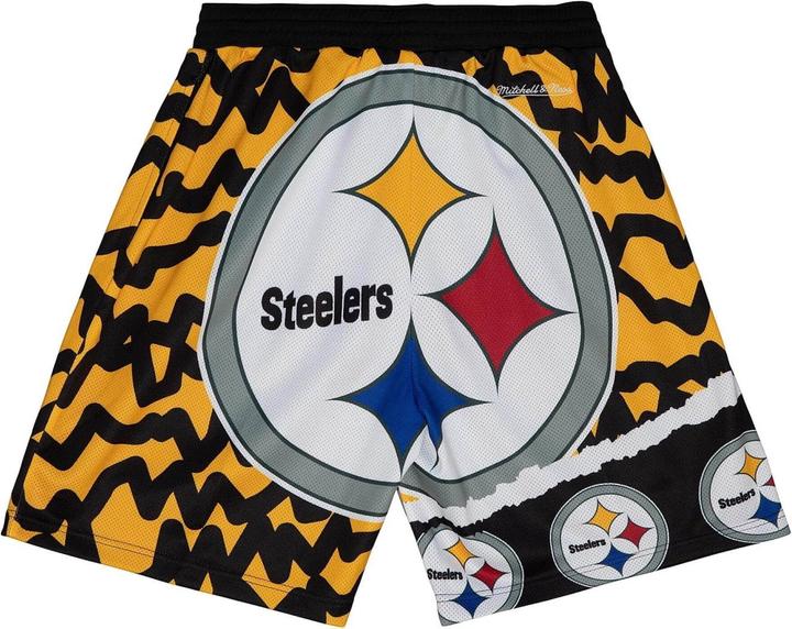 Actual product image Mitchell & Ness M&N Pittsburgh Steelers JUMBOTRON Basketball Shorts - S (S)