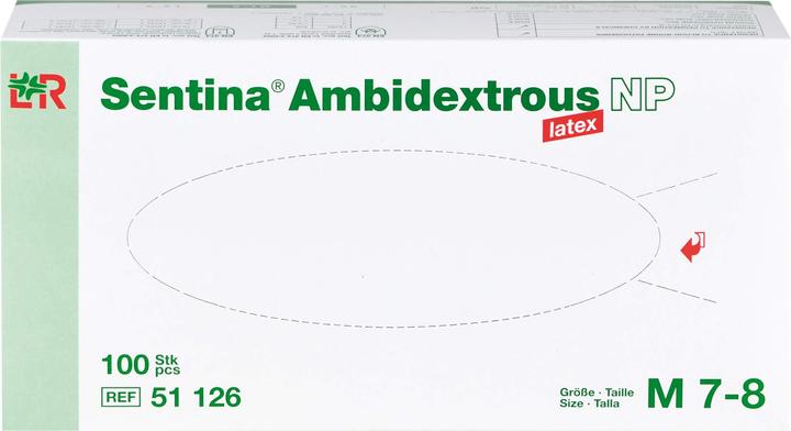 Produktbild Lohmann & Rauscher Handschuhe M Latex (M)