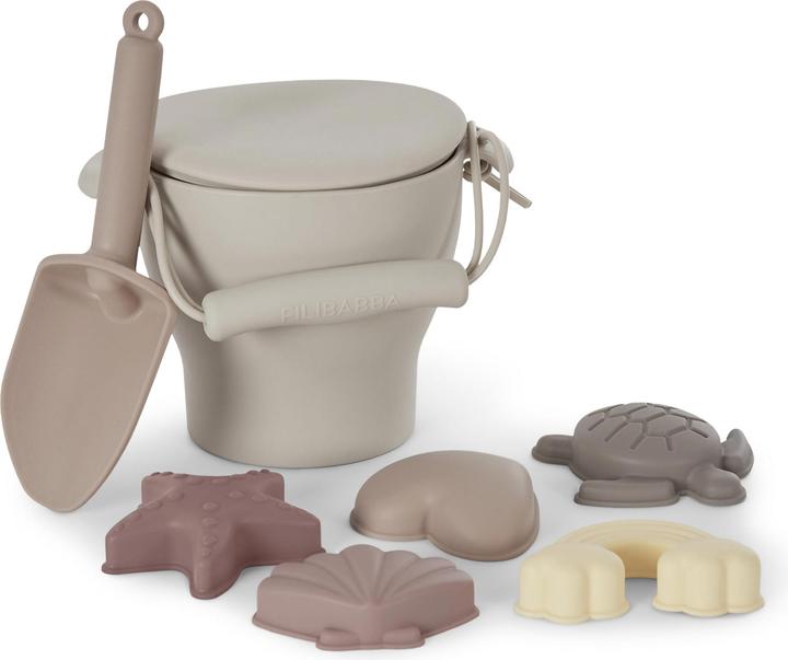 Image du produit Filibabba Set de plage en silicone - Rose