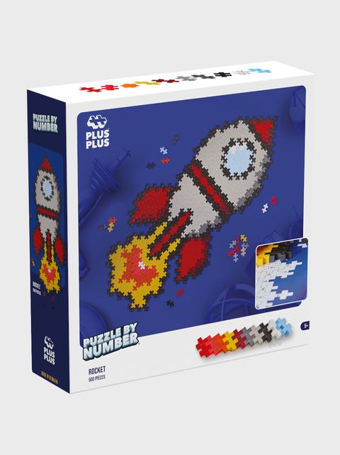 Produktbild Plus-Plus 500 Kreativ Bausteine Puzzle Rakete (500 Teile)