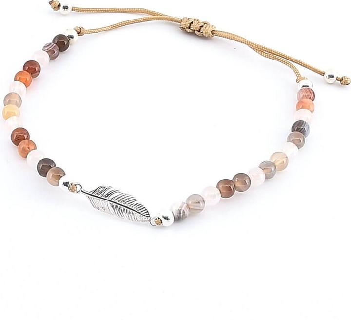 Balibay Renera (Achat, 925 Sterling Silber, Edelstein, Rosenquarz)