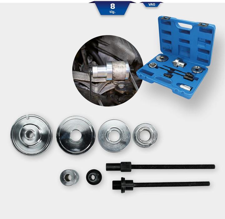 Produktbild Brilliant Tools Silentlager-Werkzeug-Satz, für VW Polo 9N, 8-tlg