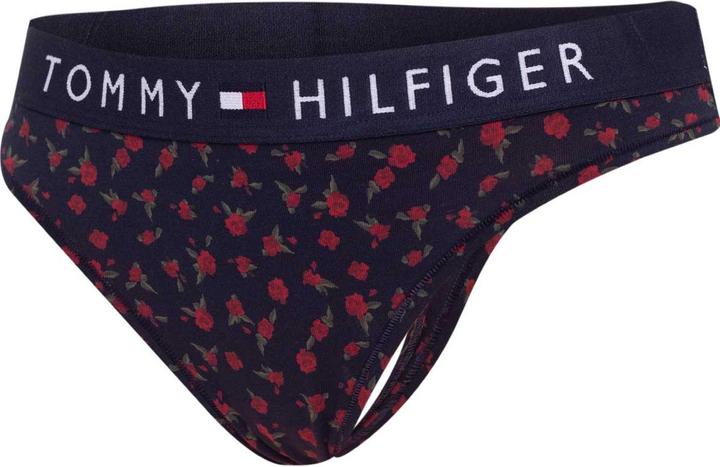 Tommy Hilfiger Damen Thong Print Tangas, Rose AOP, S (S/M)