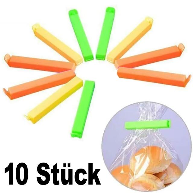 Produktbild ASMI 10 Stück Lebensmittelbeutel Clips, Verschlussclips (10 x)