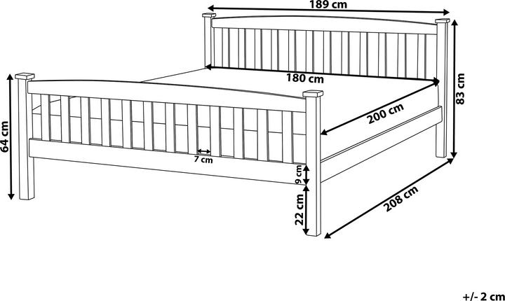 Actual product image Beliani Giverny (180 x 200 cm)