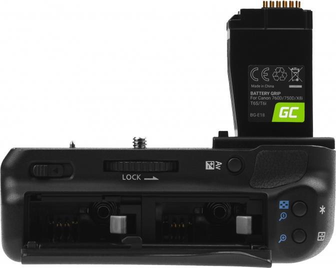 Actual product image GreenCell Grip for BG-E18 Canon 760D/750D/IX8/T6S/T6I (Battery grip)