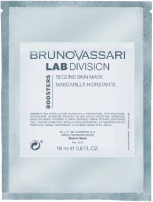 Immagine prodotto Bruno Vassari Maschera Peel-Off Nutriente all'Acido Ialuronico per il Viso - Set di 5 pezzi, 18 Ml ciascuno (Set per la cura del viso)
