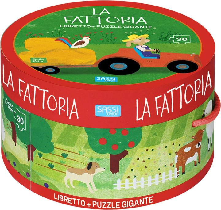 Sassi La Fattoria (Puzzle Scatola Tonda e Libro)