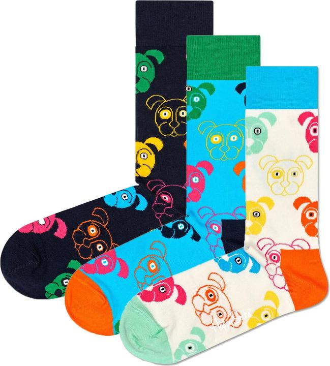 Actual product image Happy Socks Mixed Dogs (pack of 3, 41 - 46)