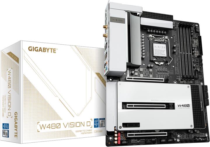 Gigabyte MB W480 VISION D W480,S1200DDR4 (LGA 1200, Intel W480, ATX)